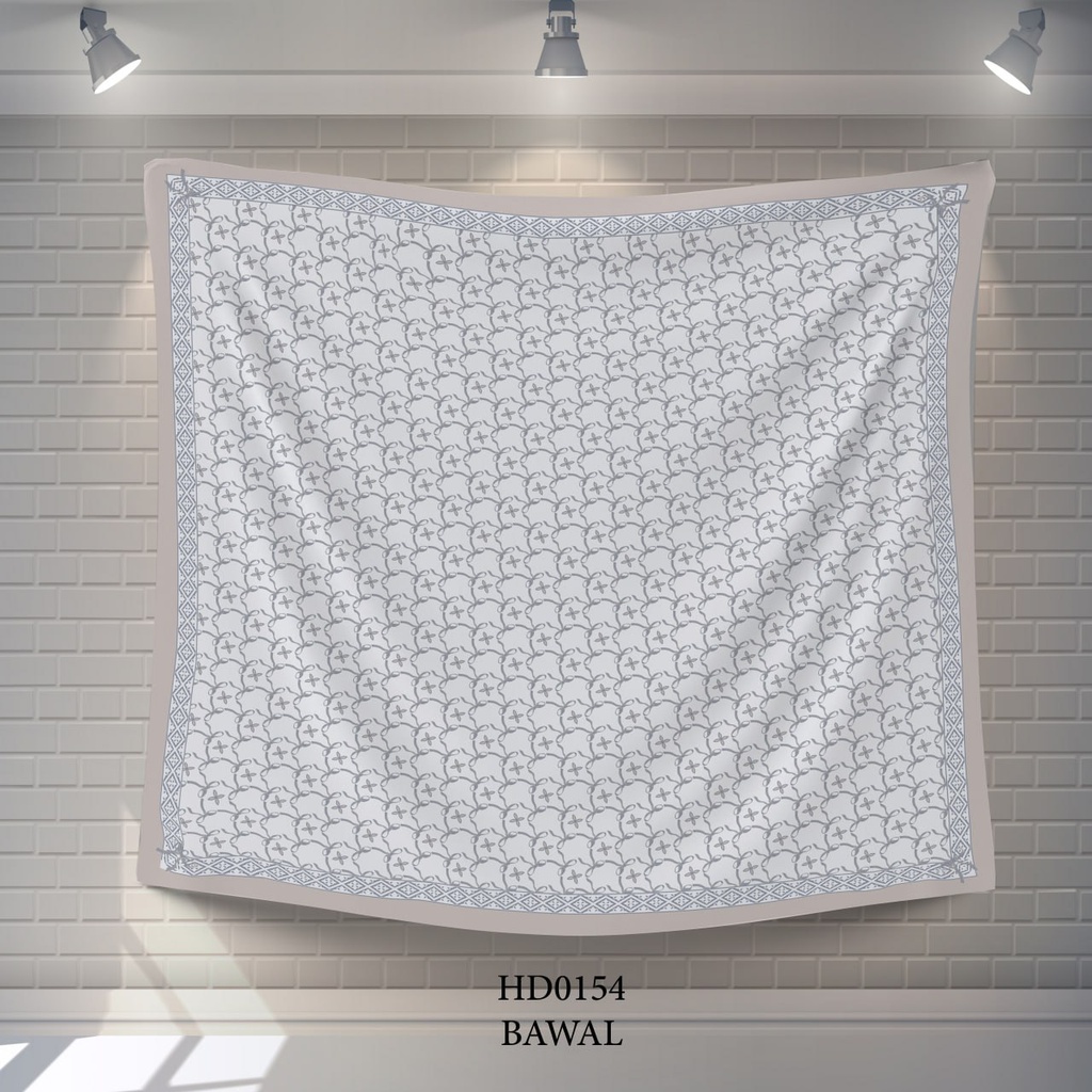 Tudung Bawal (Square Hijab) in HD0154